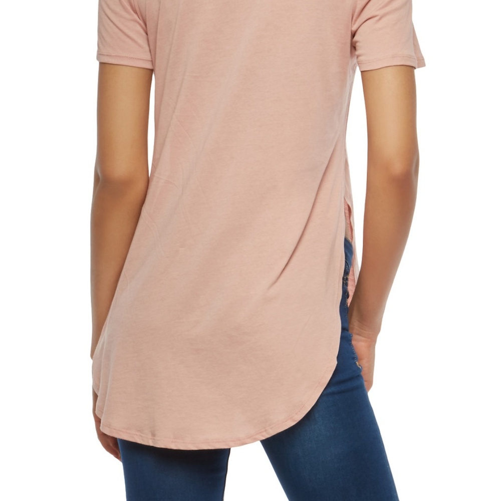 "BACK TO BASICS" BLUSH TEE SHIRT_2